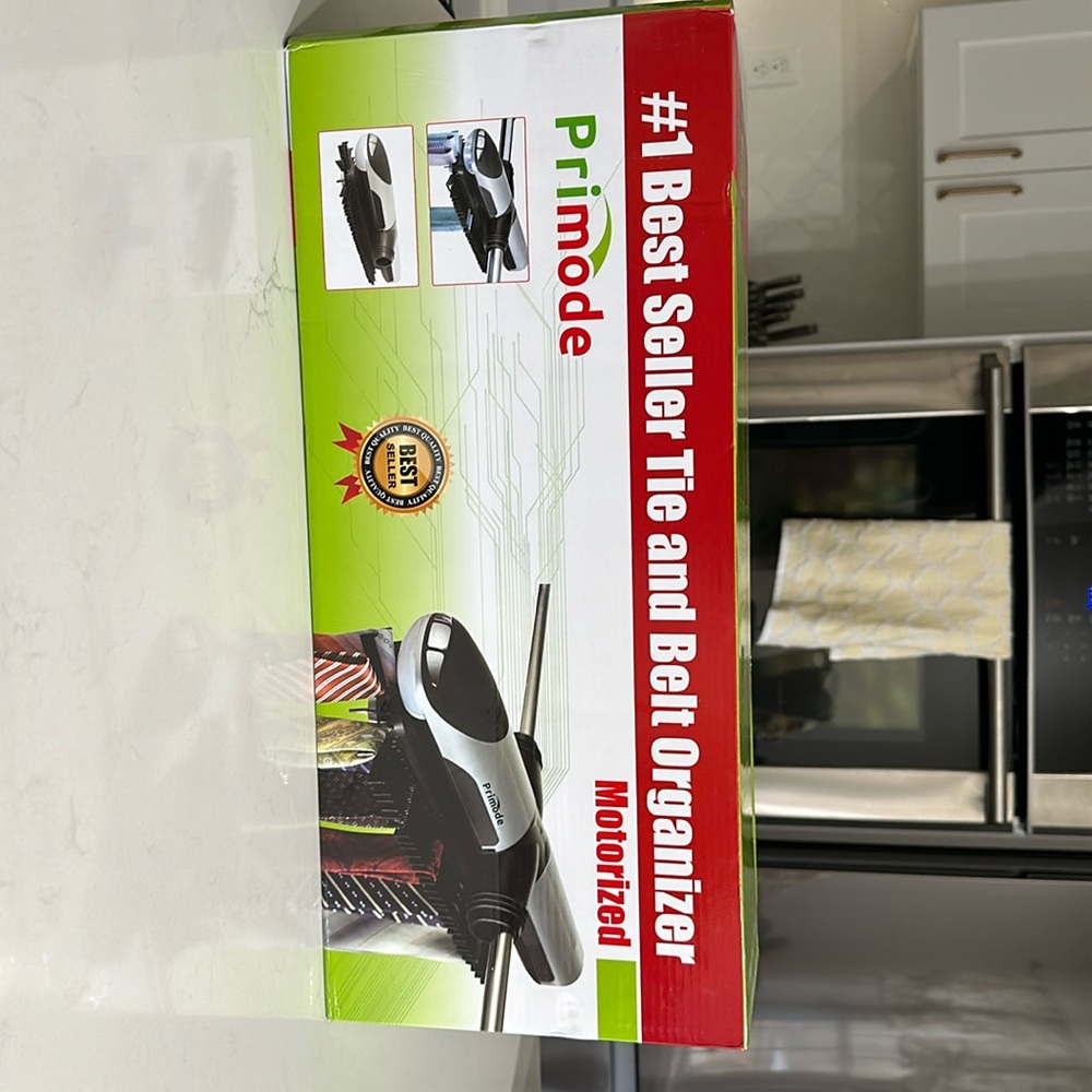 Motorized Belt and Tie Organizer